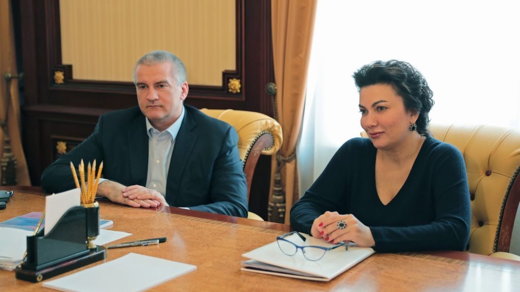 Арина Новосельская приняла участие во встрече Главы Республики Крым Сергея Аксёнова с президентом Фонда развития русско-французских исторических инициатив